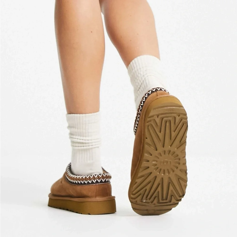 New UGG Tasman Slippers Chestnut Brown Womens Size 8 - Picture 3 of 11